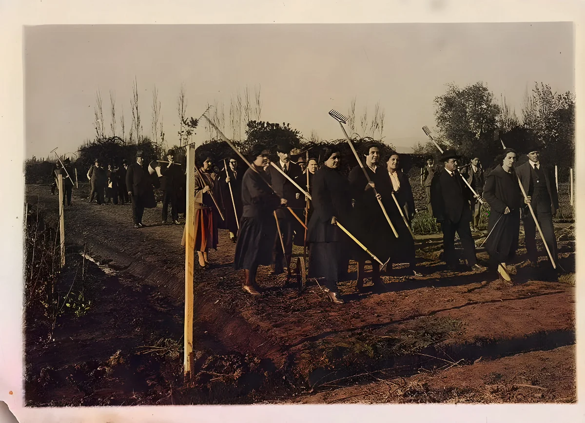 Curso agrícola en Rengo, 1930 — 1930 | Chile de Ayer