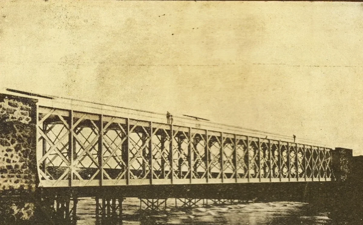 Puente Quepe, circa 1929 — aprox. 1929 | Chile de Ayer