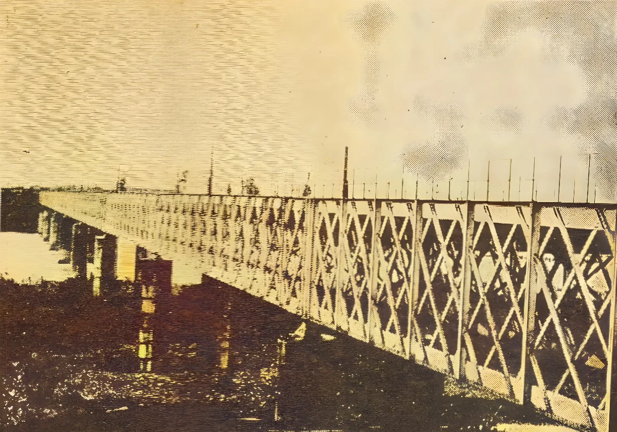 Puente Toltén, circa 1929 — aprox. 1929 | Chile de Ayer