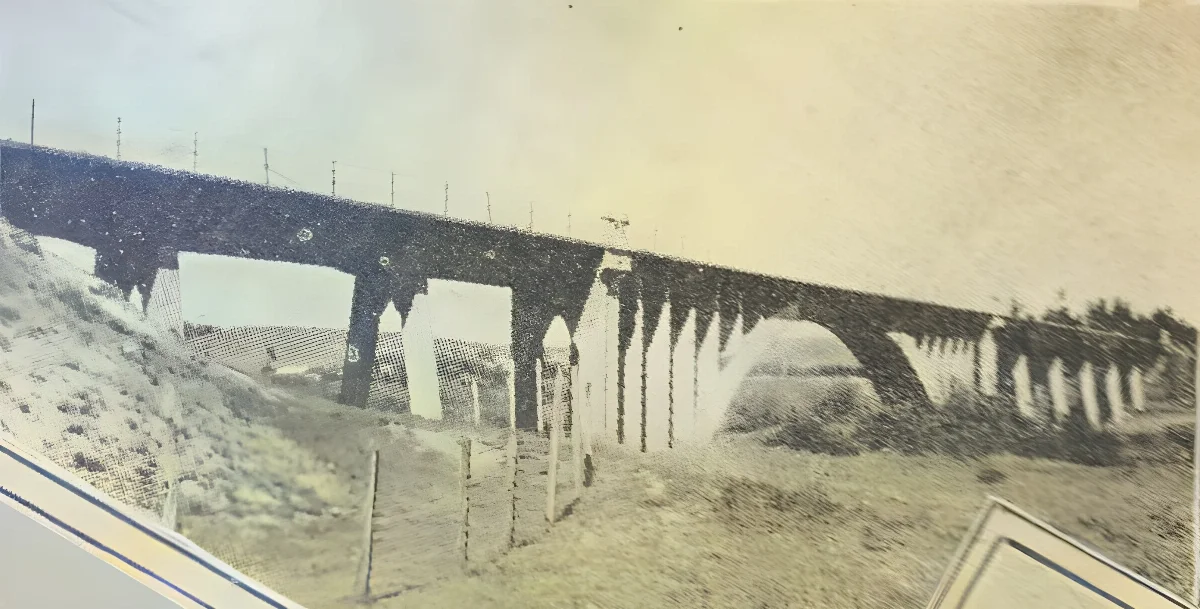 Puente Traiguén, circa 1929 — aprox. 1929 | Chile de Ayer