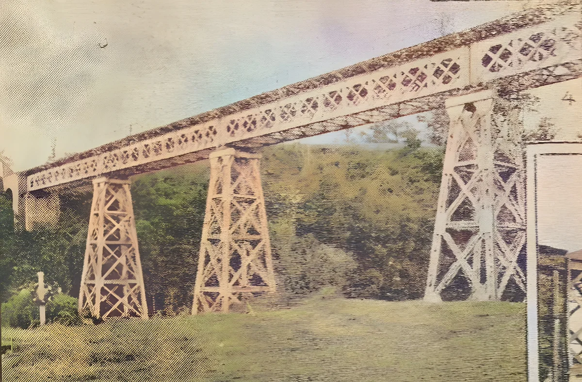 Puente Zarca, circa 1929 — aprox. 1929 | Chile de Ayer