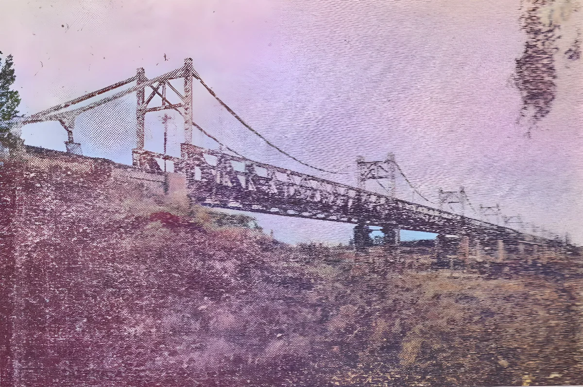 Puente Ñuble, circa 1929 — aprox. 1929 | Chile de Ayer