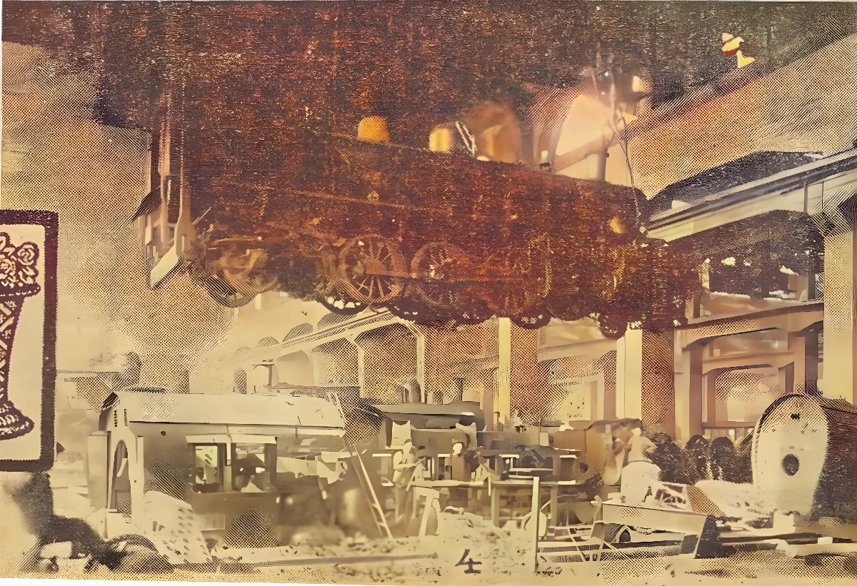 Talleres de reparaciones de locomotoras, Maestranza de San Bernardo, circa 1929 — aprox. 1929 | Chile de Ayer