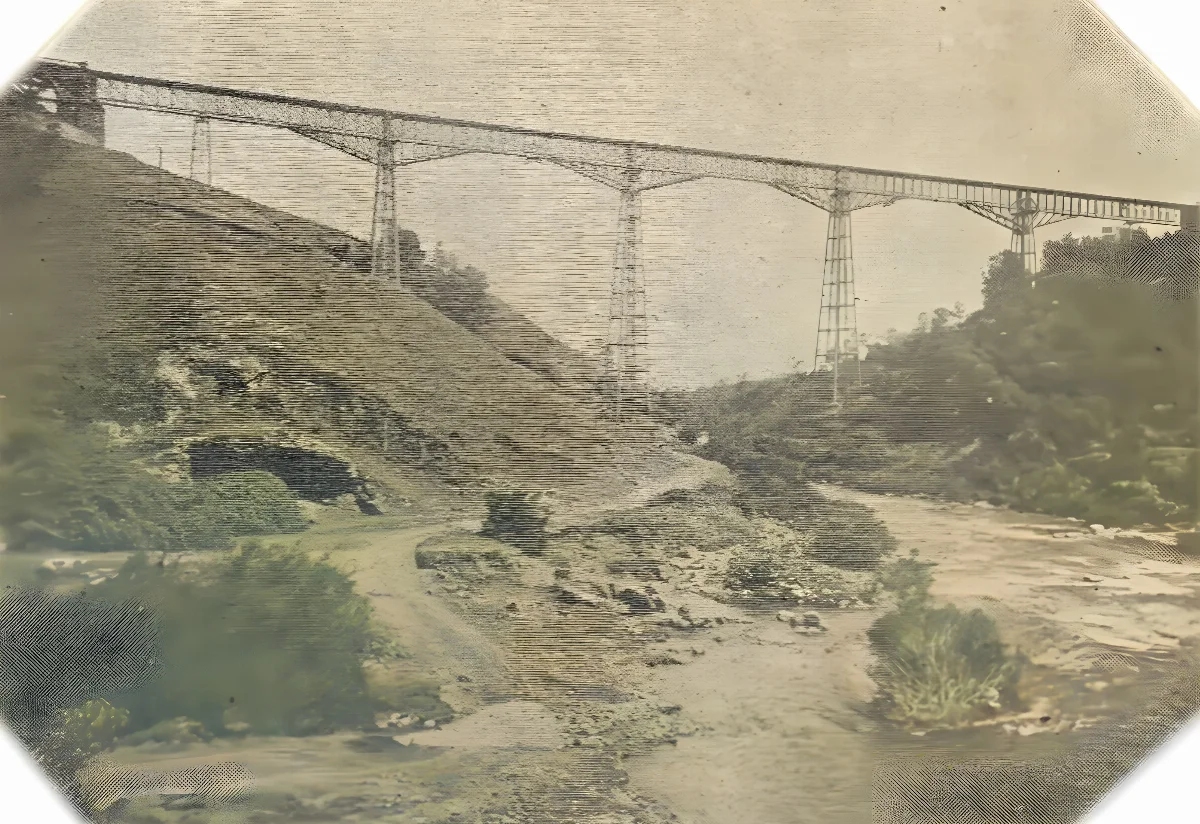 Puente reforzado, circa 1929 — aprox. 1929 | Chile de Ayer