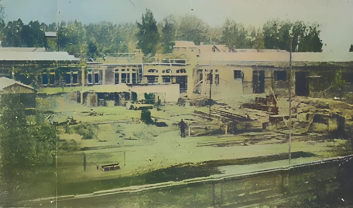 Construcción de la Estación La Calera — aprox. 1934 | Chile de Ayer