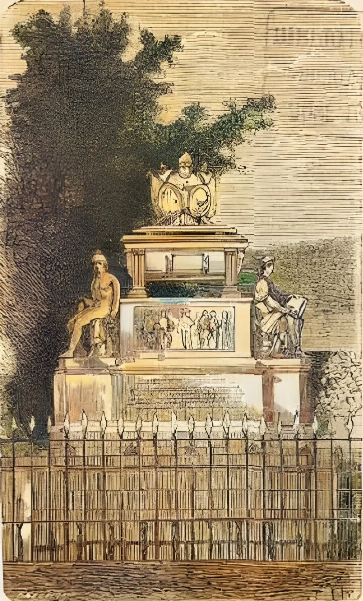 Santiago - Mausoleo de O'Higgins (1872) — 1872 | Chile de Ayer