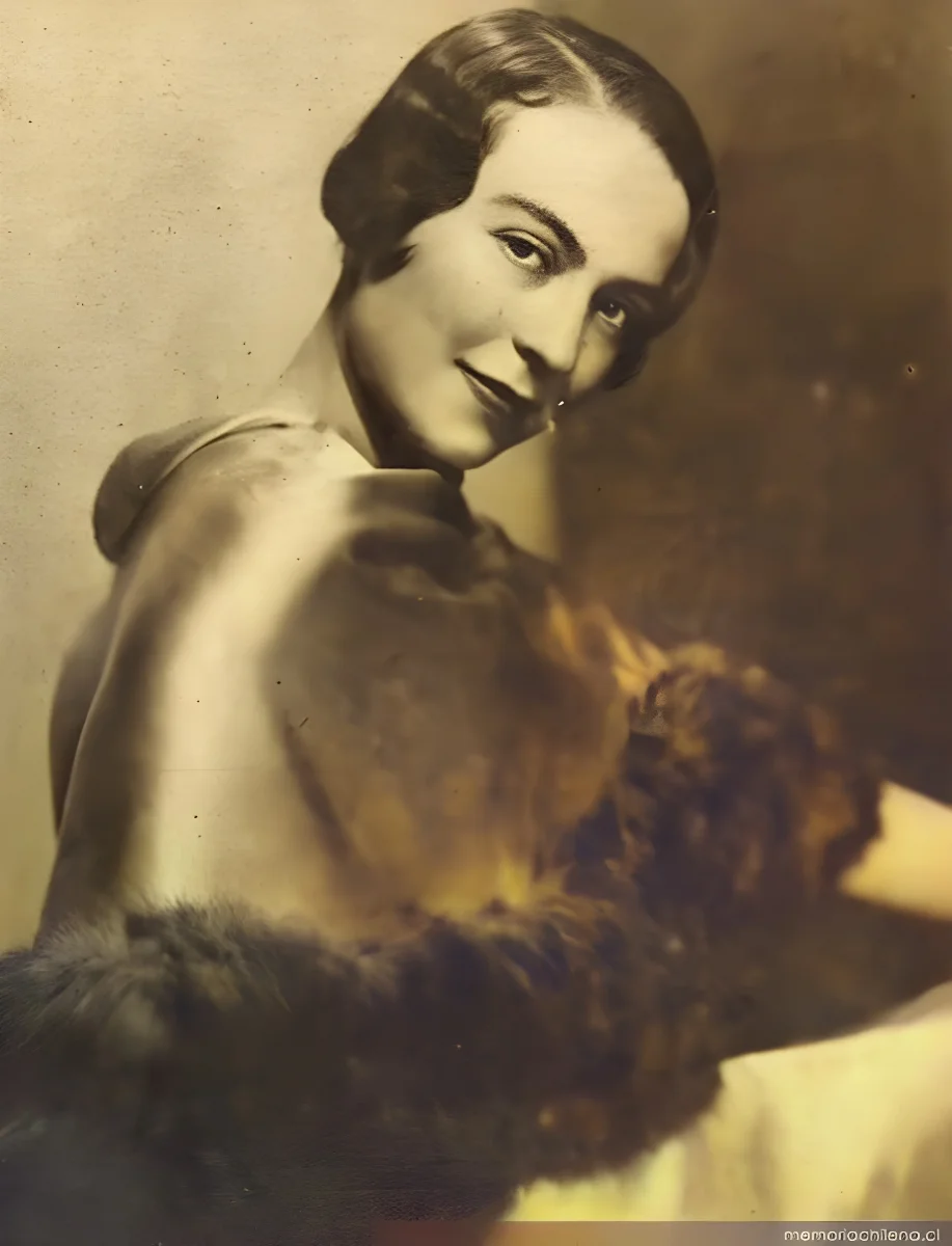 Loreto Morandé Campino, retrato por Jorge Opazo Galindo — aprox. 1934 | Chile de Ayer