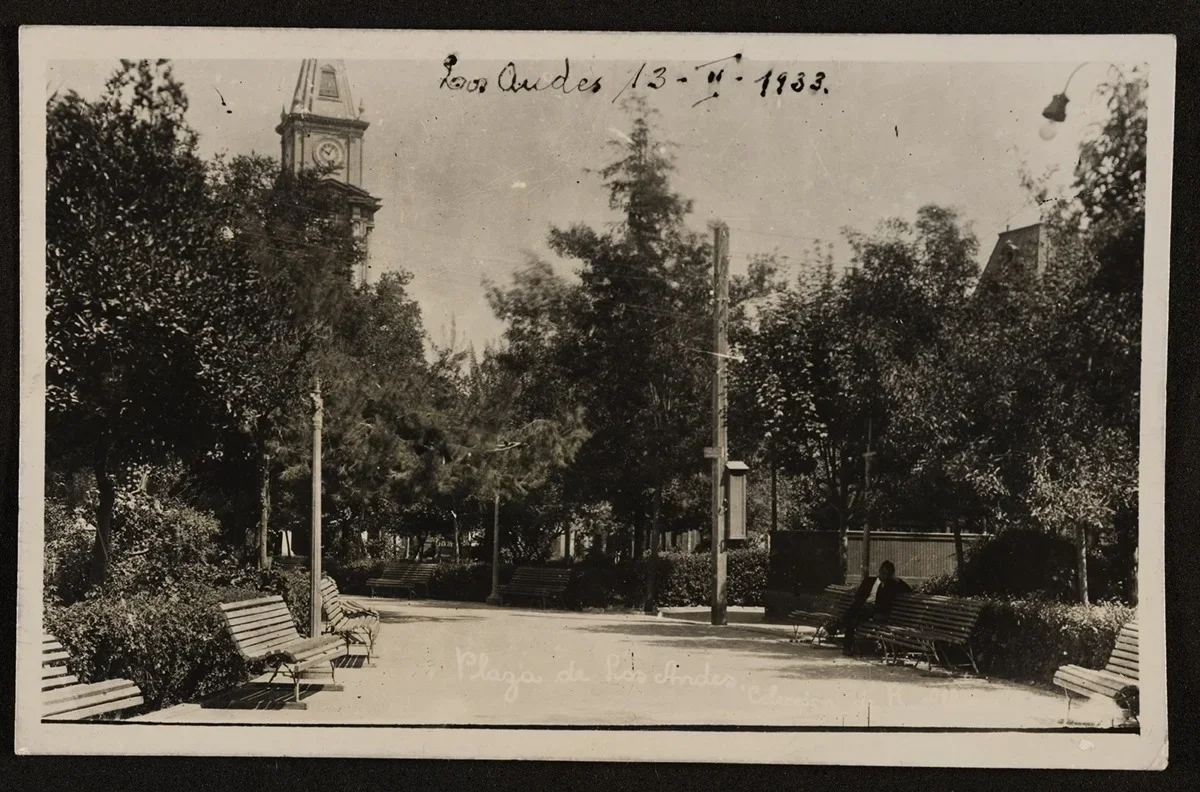 Plaza Los Andes, Chile en 1933. — aprox. 1933 | Chile de Ayer