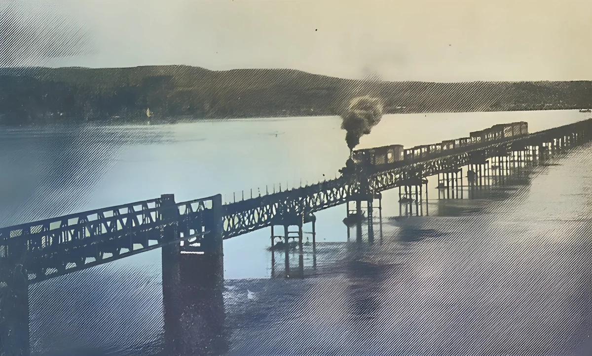 Puente Biobío, Concepción. — aprox. 1933 | Chile de Ayer