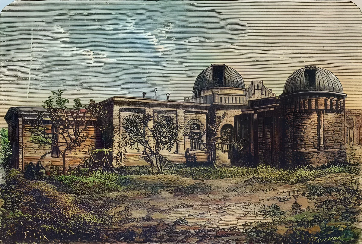 Santiago - Observatorio astronómico (1872) — 1872 | Chile de Ayer