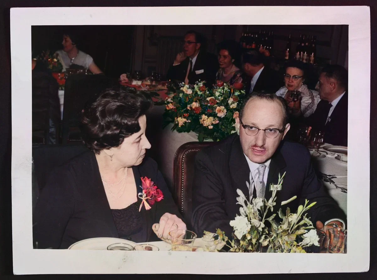 Sr. Salomon Dexmann y señora en la década de 1940 — aprox. 1945 | Chile de Ayer