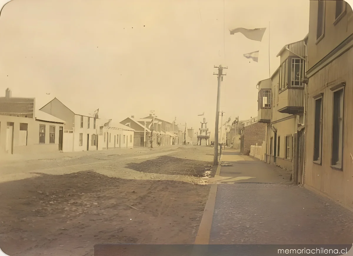 Calle de Punta Arenas, 1906 — 1906 | Chile de Ayer