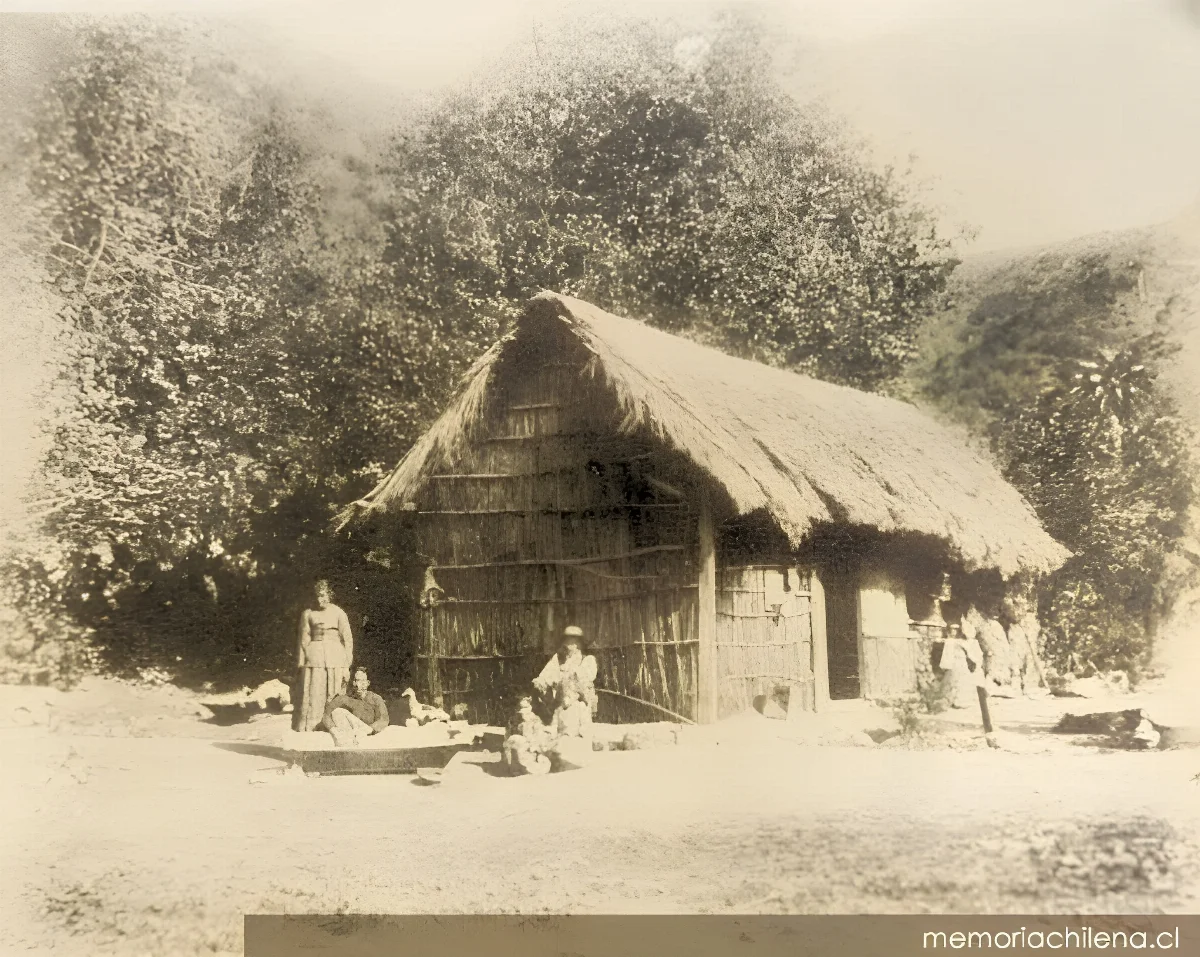 Casa rural, hacia 1900 — 1900 | Chile de Ayer