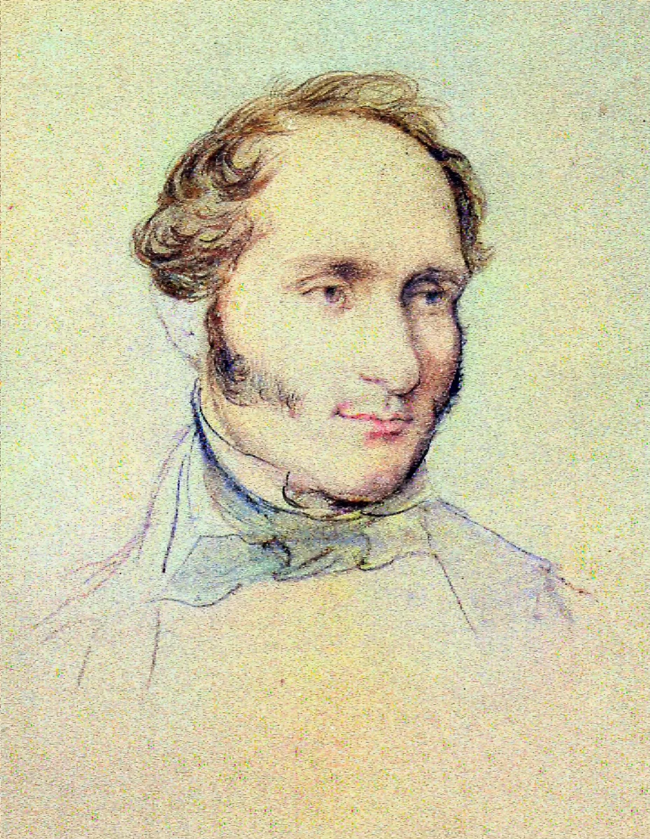 Retrato de hombre, hacia 1842 — 1842 | Chile de Ayer