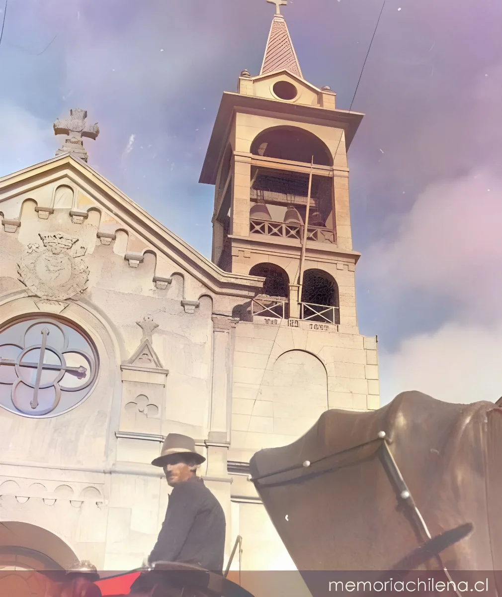 Iglesia de San Agustín, La Serena, hacia 1900 — 1900 | Chile de Ayer