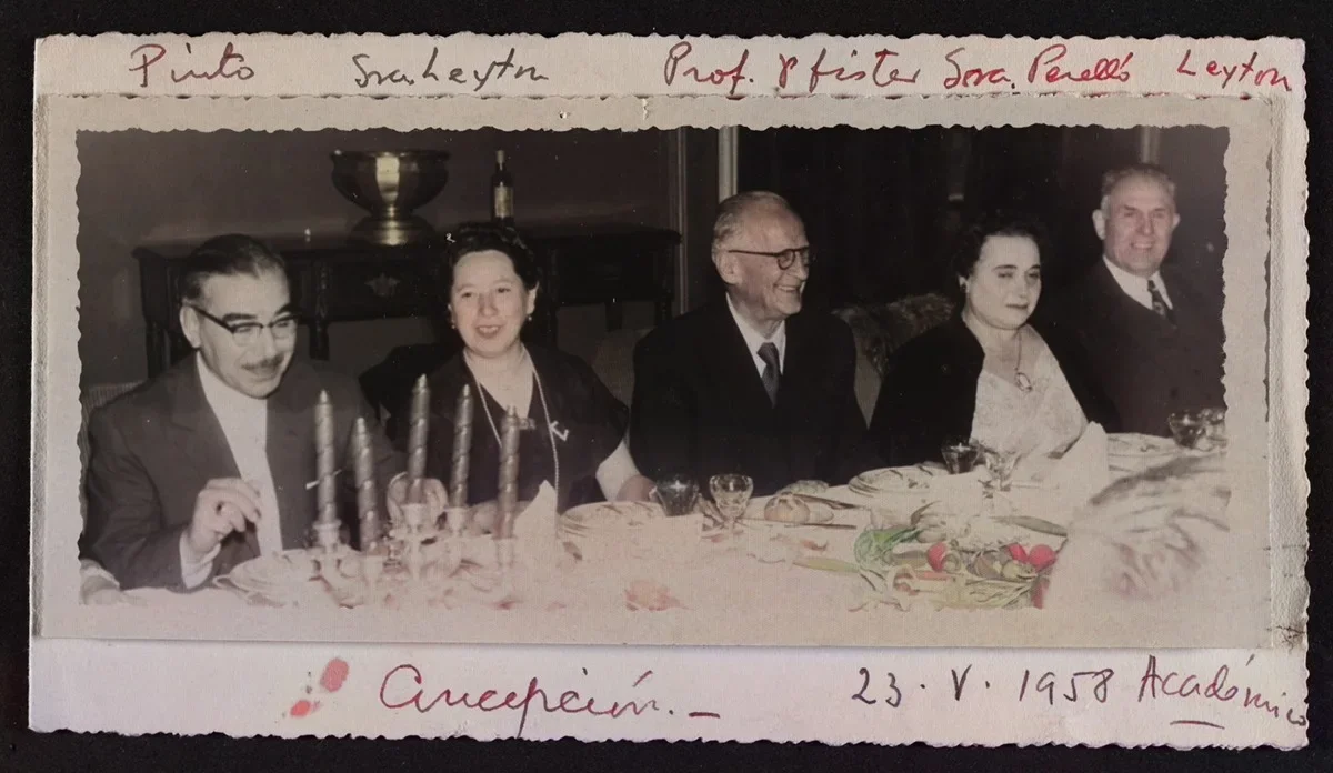 Reunión social de académicos en Concepción. Chile 1958. — aprox. 1958 | Chile de Ayer