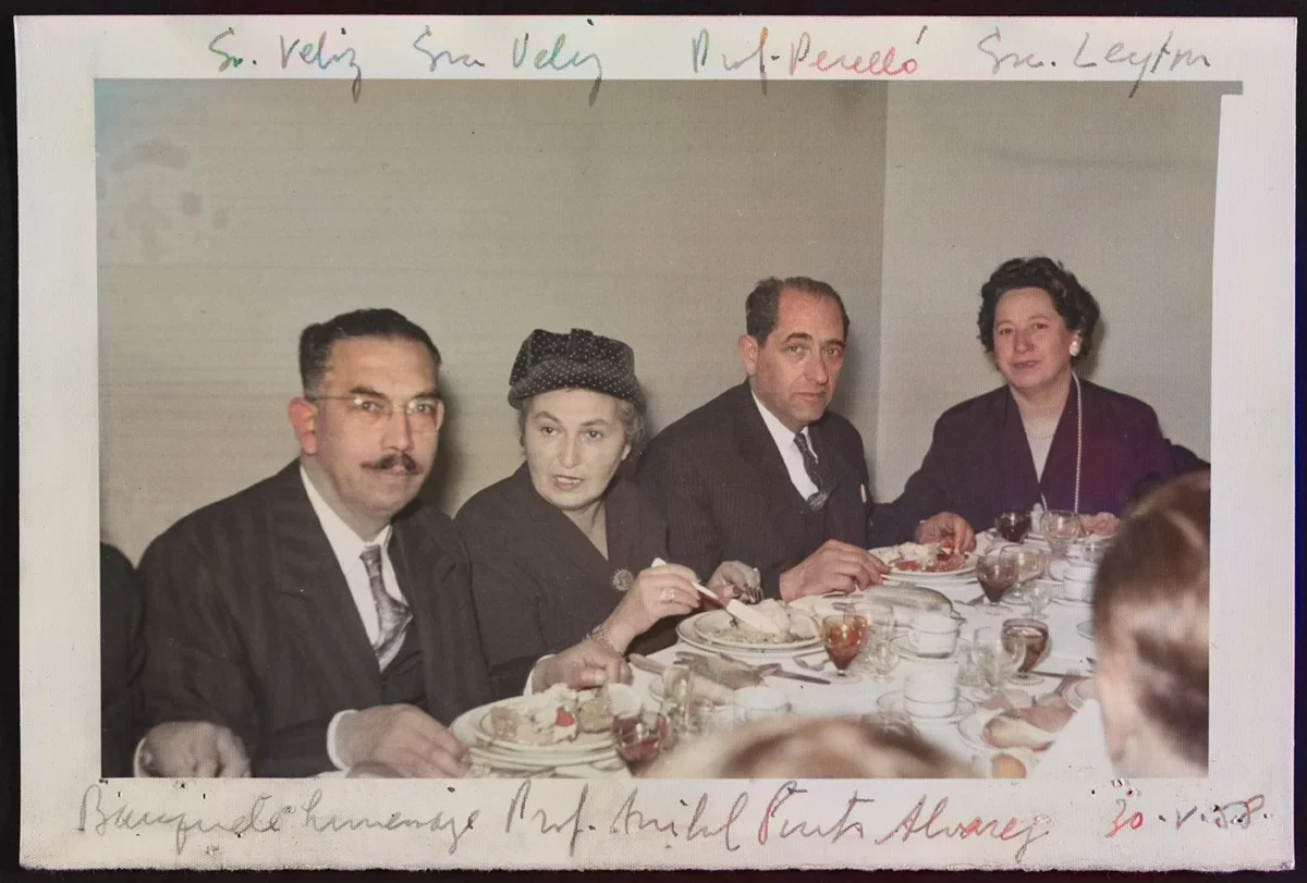 Banquete en homenaje al Profesor Anibal Pinto Álvarez — aprox. 1958 | Chile de Ayer