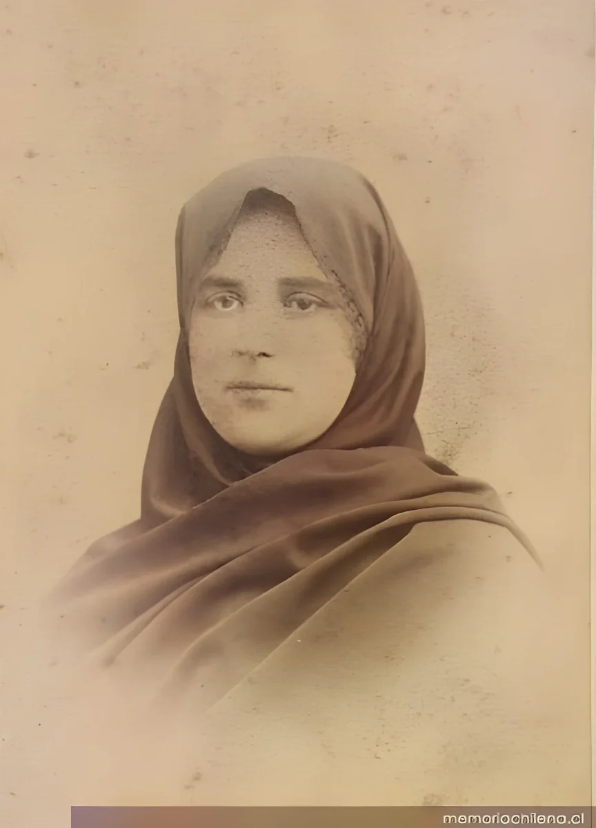 Retrato de una mujer, 1871 — 1871 | Chile de Ayer