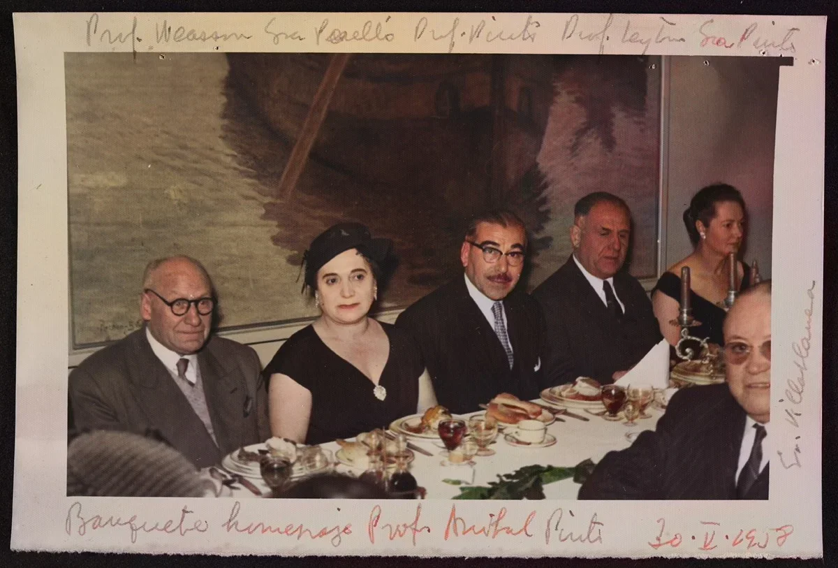 Banquete homenaje Prof. Anibal Pinto — aprox. 1958 | Chile de Ayer