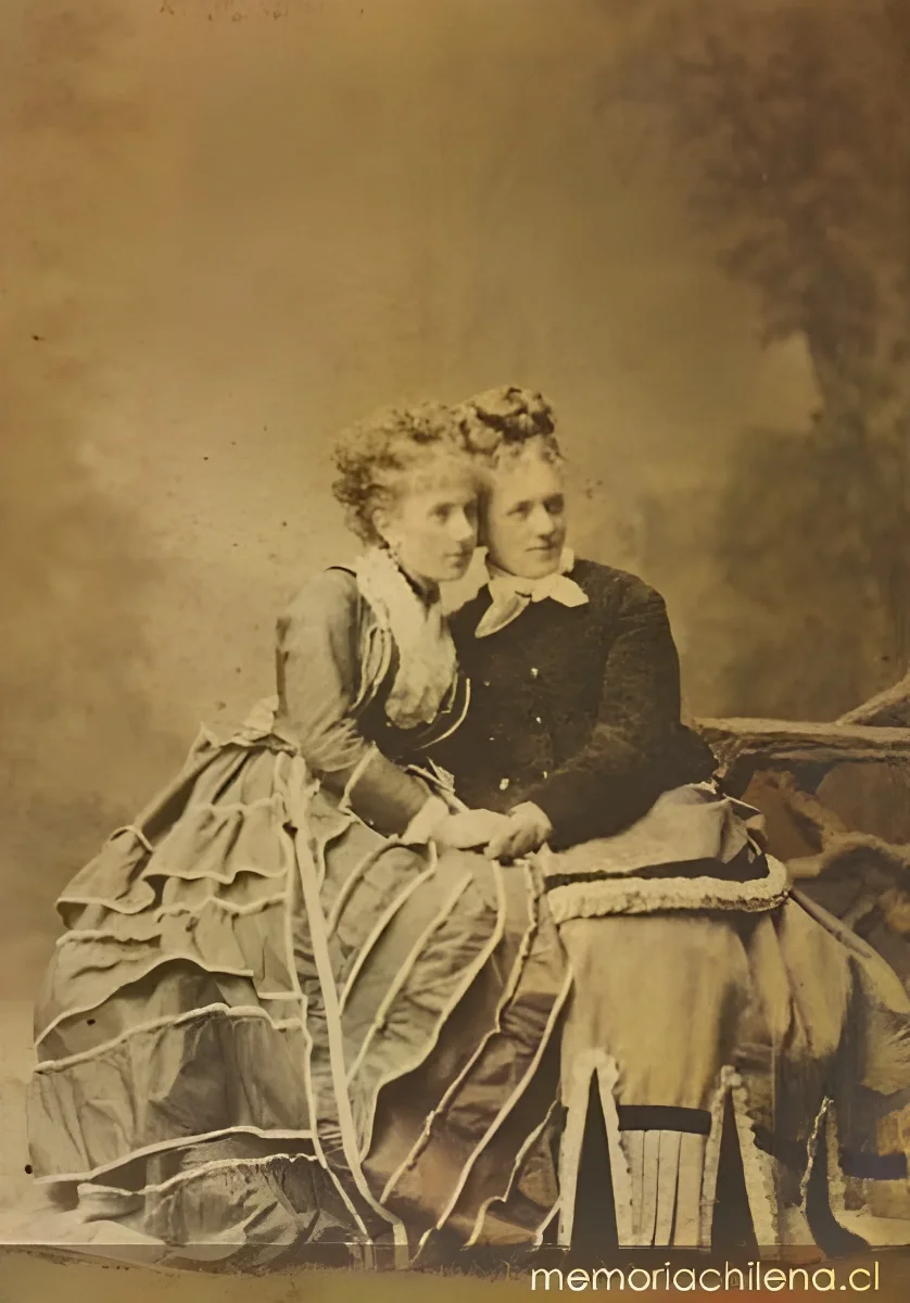 Moda femenina, siglo 19 — 1800 | Chile de Ayer