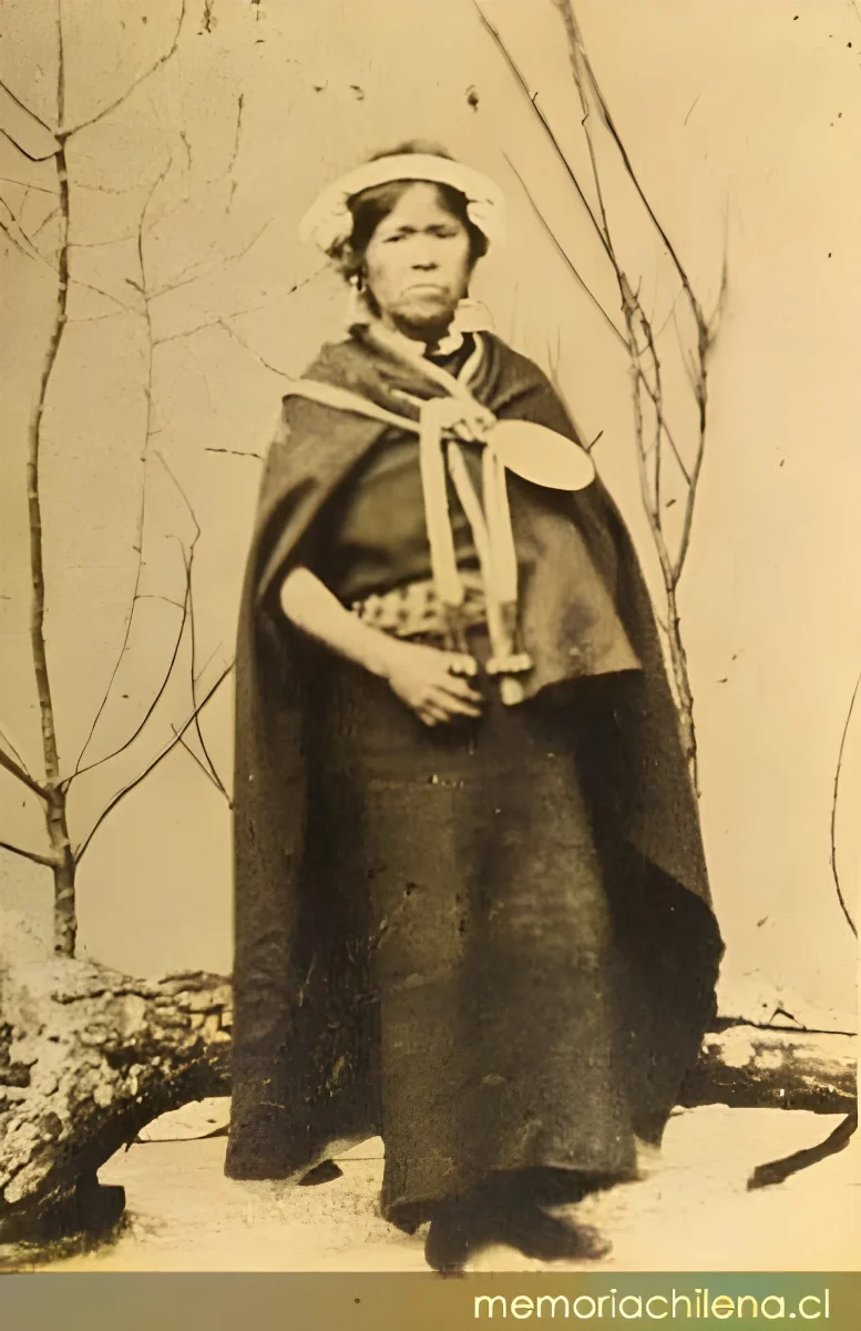 Mujer mapuche, hacia 1890 — 1890 | Chile de Ayer