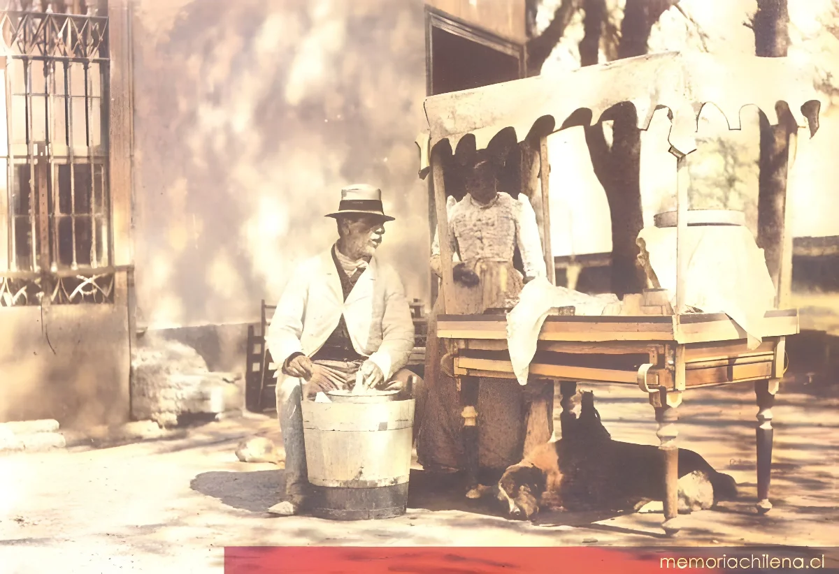 Heladero, hacia 1901 — 1901 | Chile de Ayer