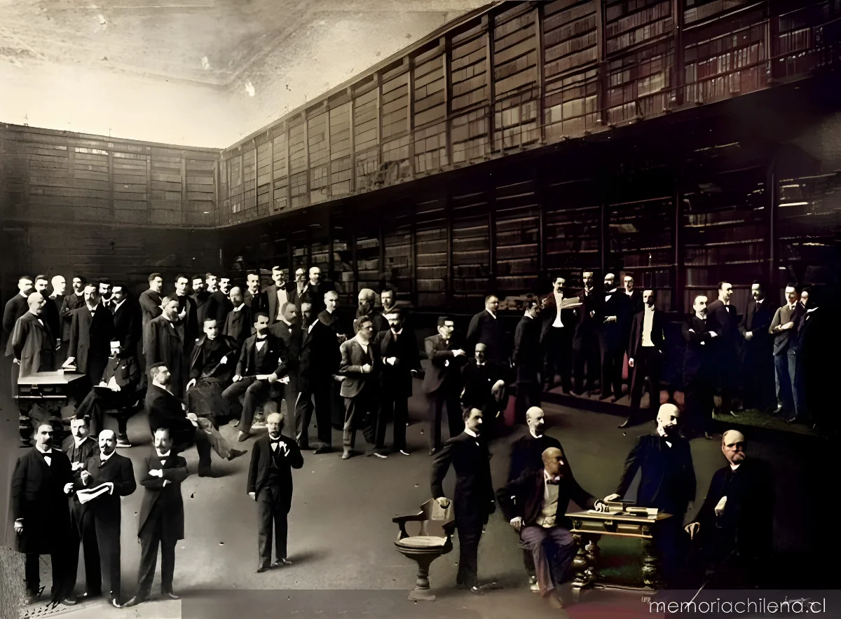 Rector y cuerpo de profesores del Instituto Nacional, 1900 — 1900 | Chile de Ayer