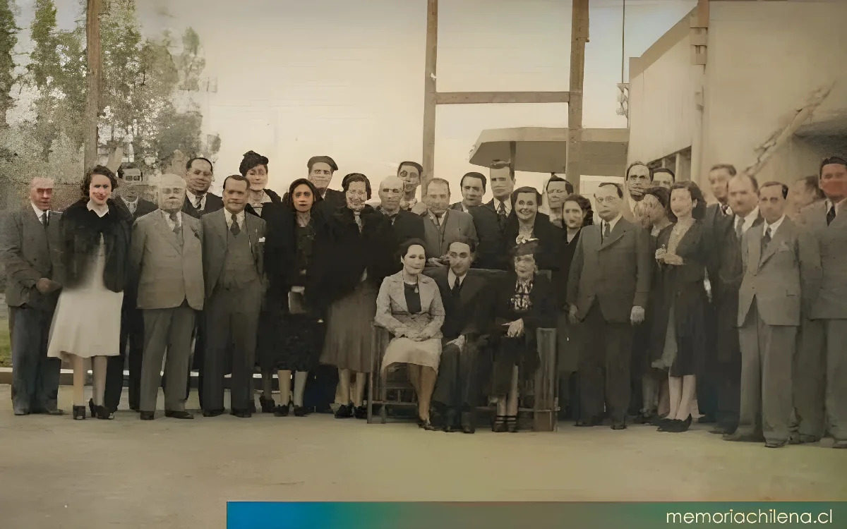 Homenaje a Óscar Castro, hacia 1939 — 1939 | Chile de Ayer