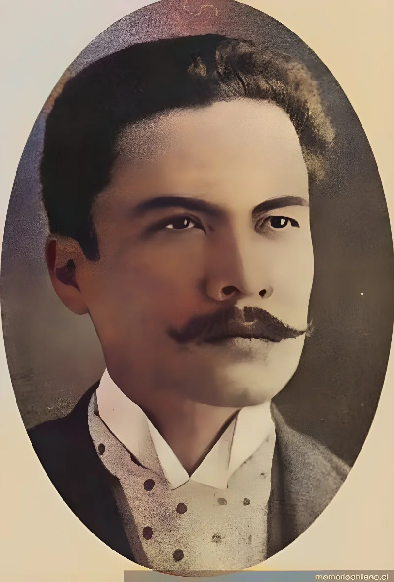 Rubén Darío a los 25 años de edad, 1892 — 1892 | Chile de Ayer