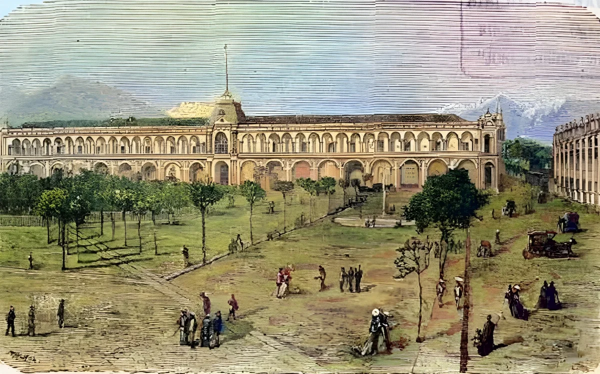 Santiago - Portal Mac-Clure (1872) — 1872 | Chile de Ayer