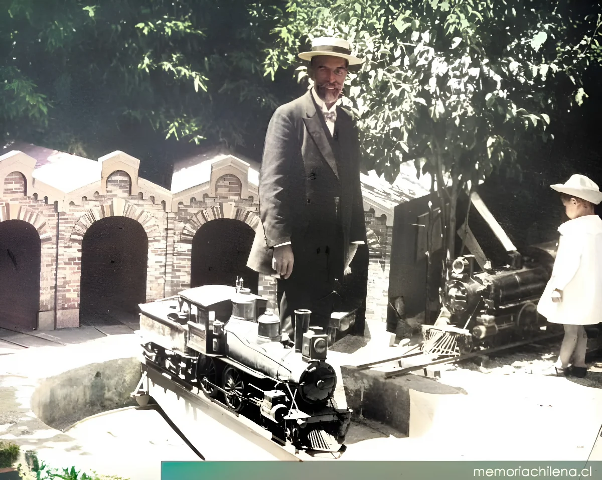 Maqueta de maestranza, hacia 1900 — 1900 | Chile de Ayer