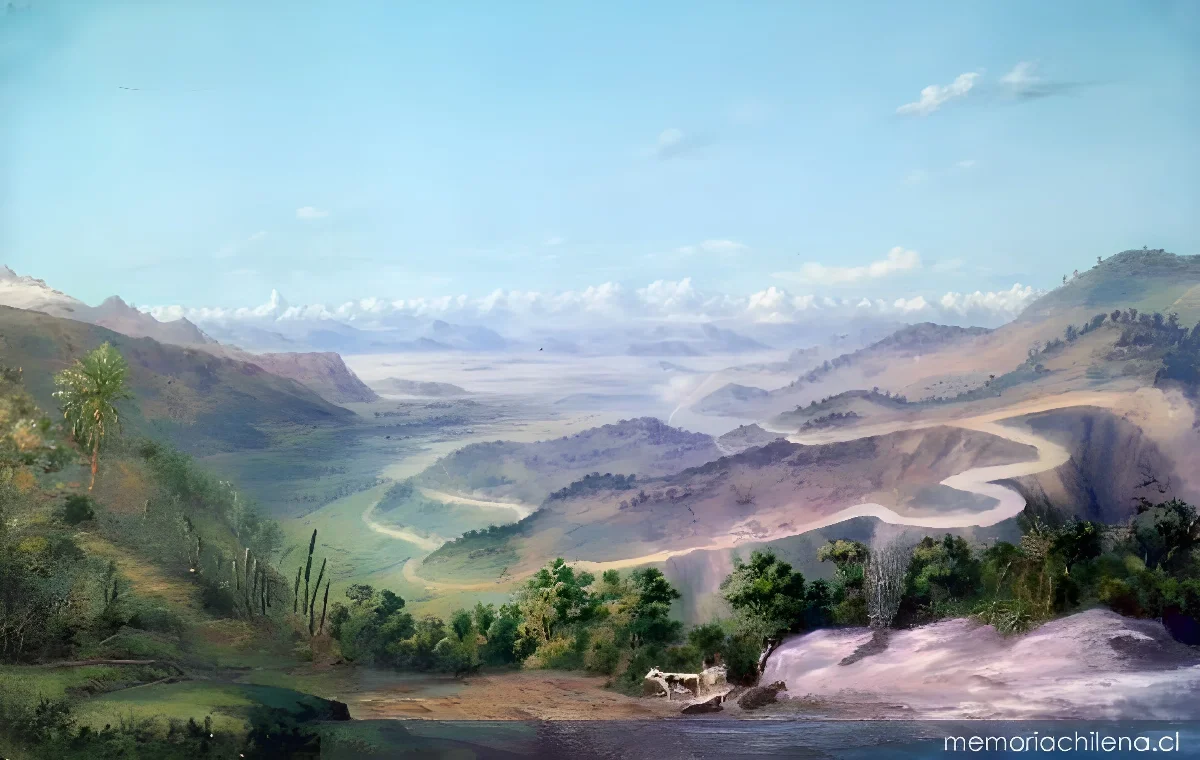 Cuesta lo Prado, 1860 — 1860 | Chile de Ayer