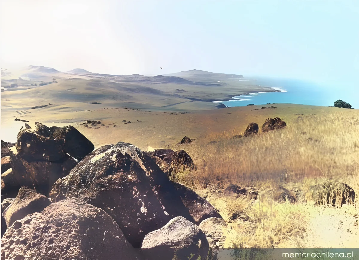Planicie de Isla de Pascua, hacia 1920 — 1920 | Chile de Ayer