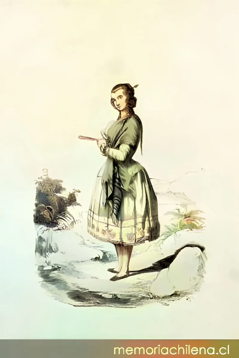 Jeune Fille de La Conception, 1800 — 1800 | Chile de Ayer