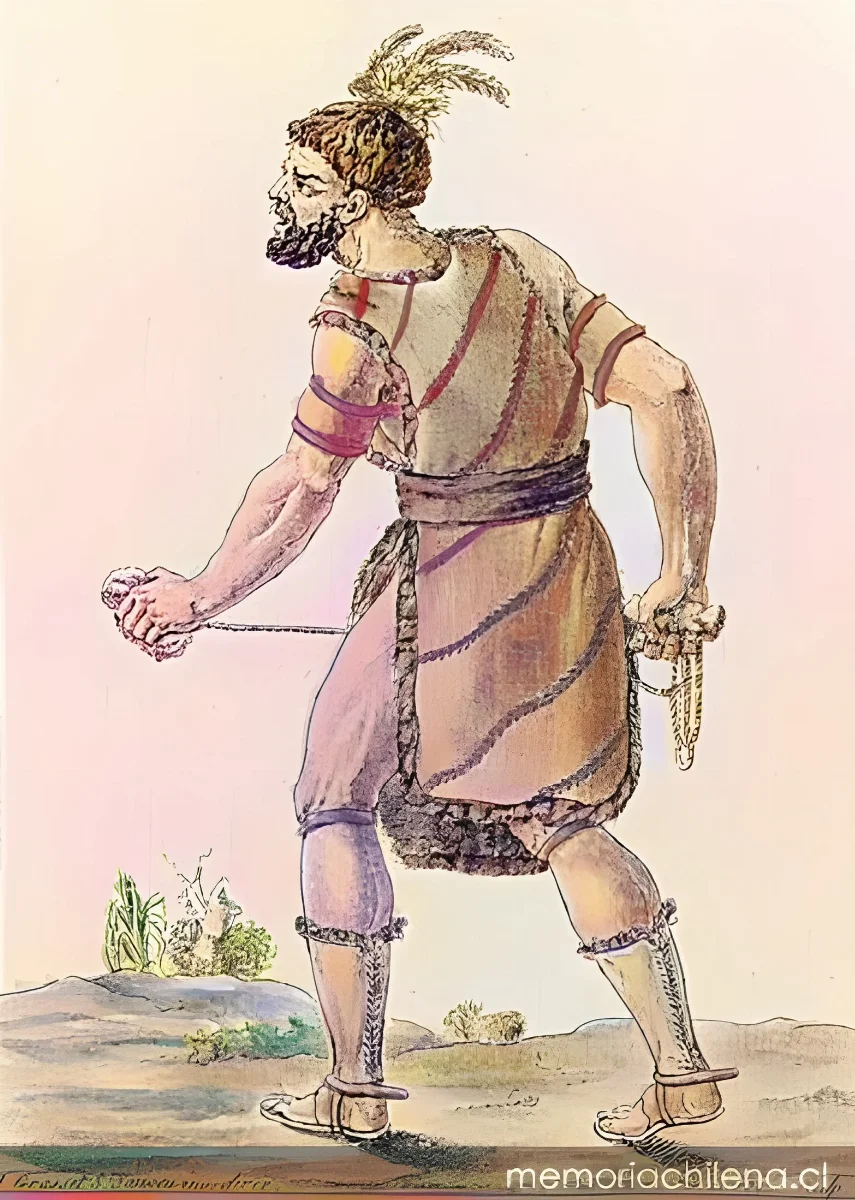Homme patagon, 1795 — 1795 | Chile de Ayer