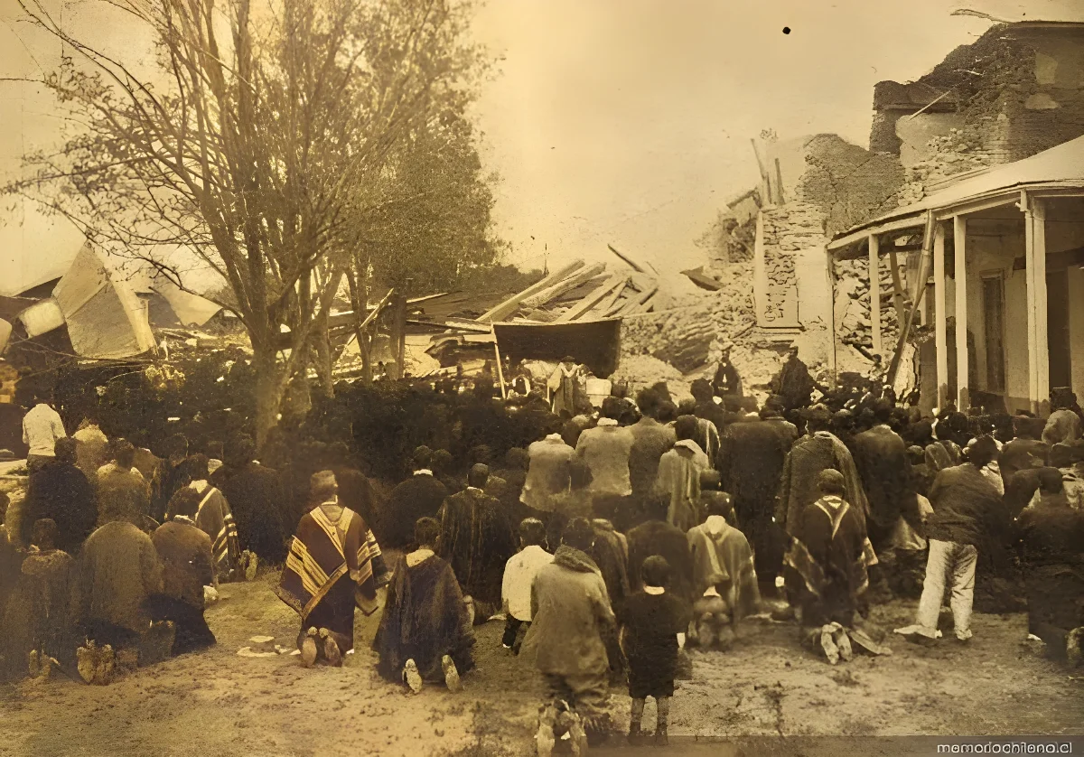 Misa al aire libre, Llay-Llay, 1906 — 1906 | Chile de Ayer