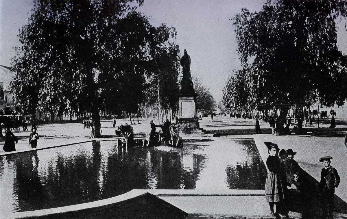 La Alameda de las Delicias en Santiago de Chile (1912). — aprox. 1912–1930 | Chile de Ayer