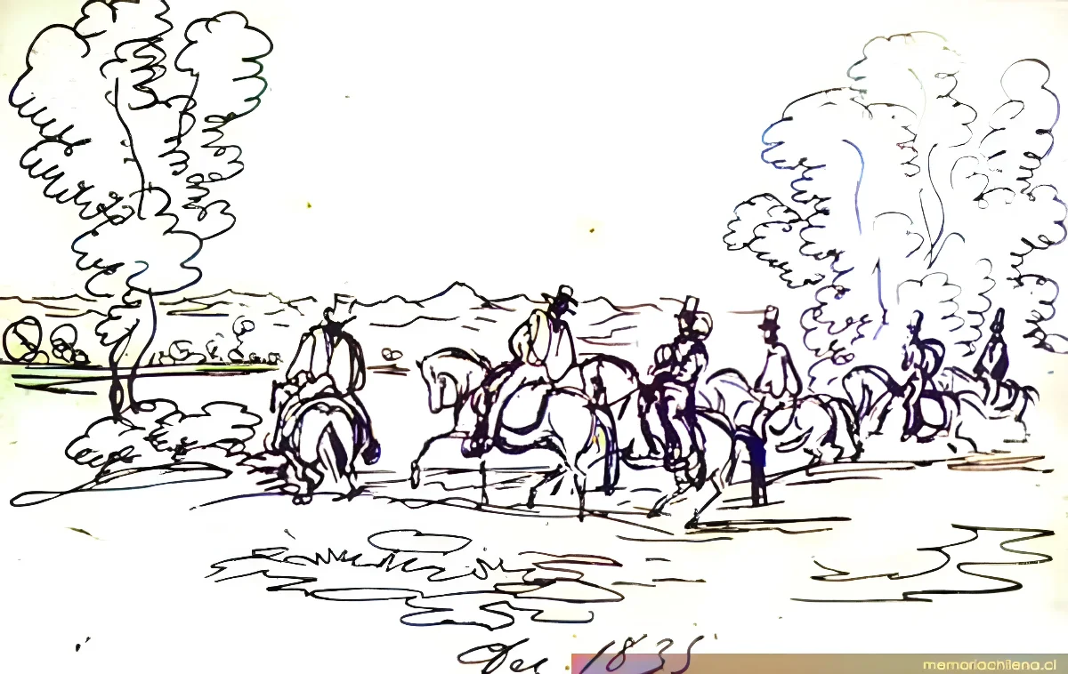 Alrededores de Talca, 1835 — 1835 | Chile de Ayer