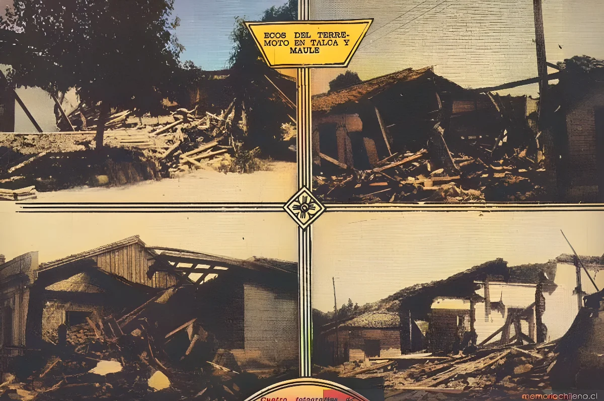 Consecuencias del terremoto de Talca, 1928 — 1928 | Chile de Ayer