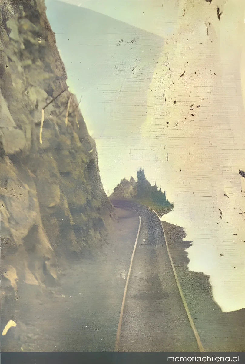 Ferrocarril de Arica a La Paz: Sección cremallera, hacia 1905 — 1905 | Chile de Ayer
