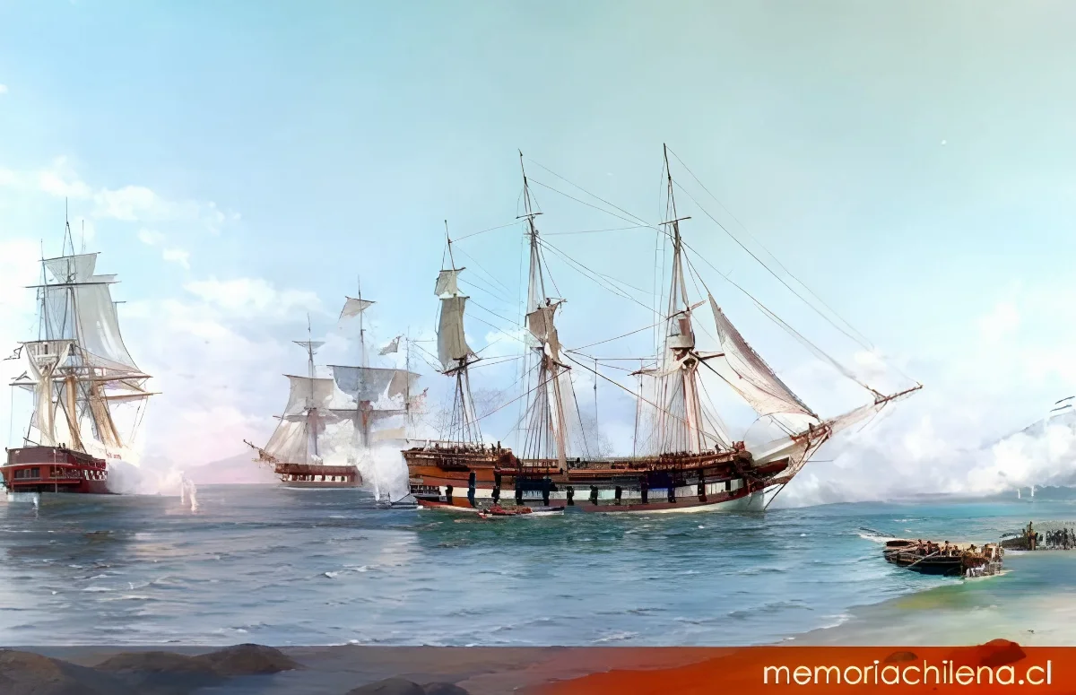 Captura de la nave María Isabel, hacia 1818 — 1818 | Chile de Ayer