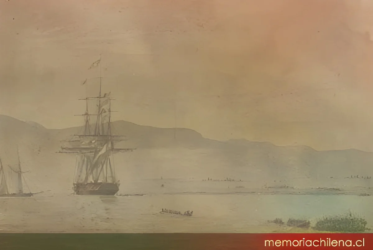 Desembarco de tropas chilenas en Perú, 1820 — 1820 | Chile de Ayer