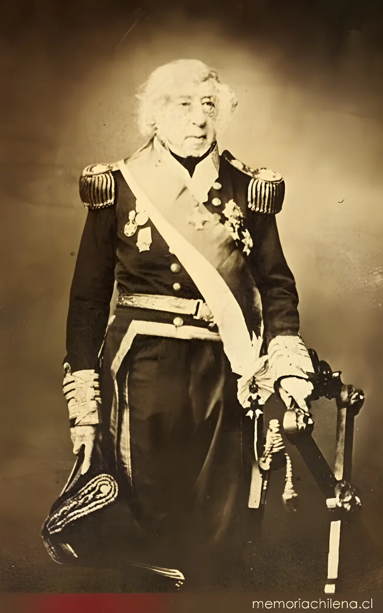 Lord Cochrane, hacia 1854 — 1854 | Chile de Ayer