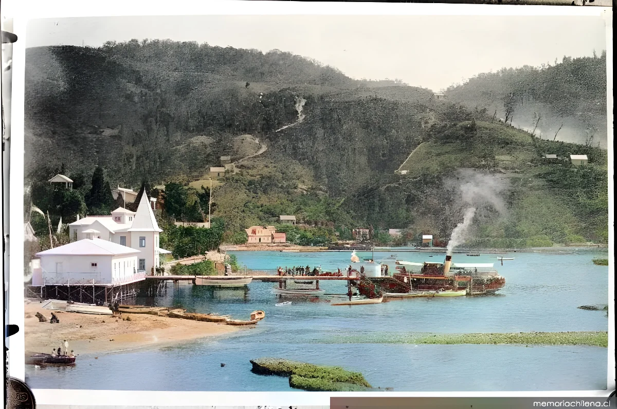 Valdivia, hacia 1890 — 1890 | Chile de Ayer