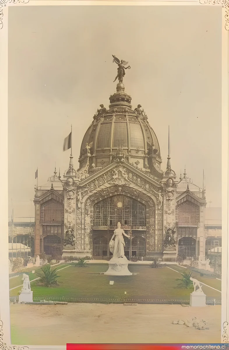 Cúpula del pabellón central de la Exposición Universal, 1889 — 1889 | Chile de Ayer