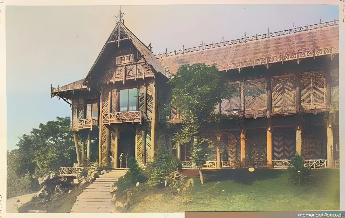 Pabellón de la Exposición del Bosque, 1889 — 1889 | Chile de Ayer