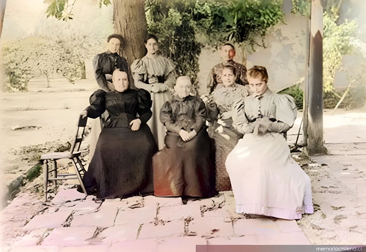Grupo de mujeres, 1905 — 1905 | Chile de Ayer