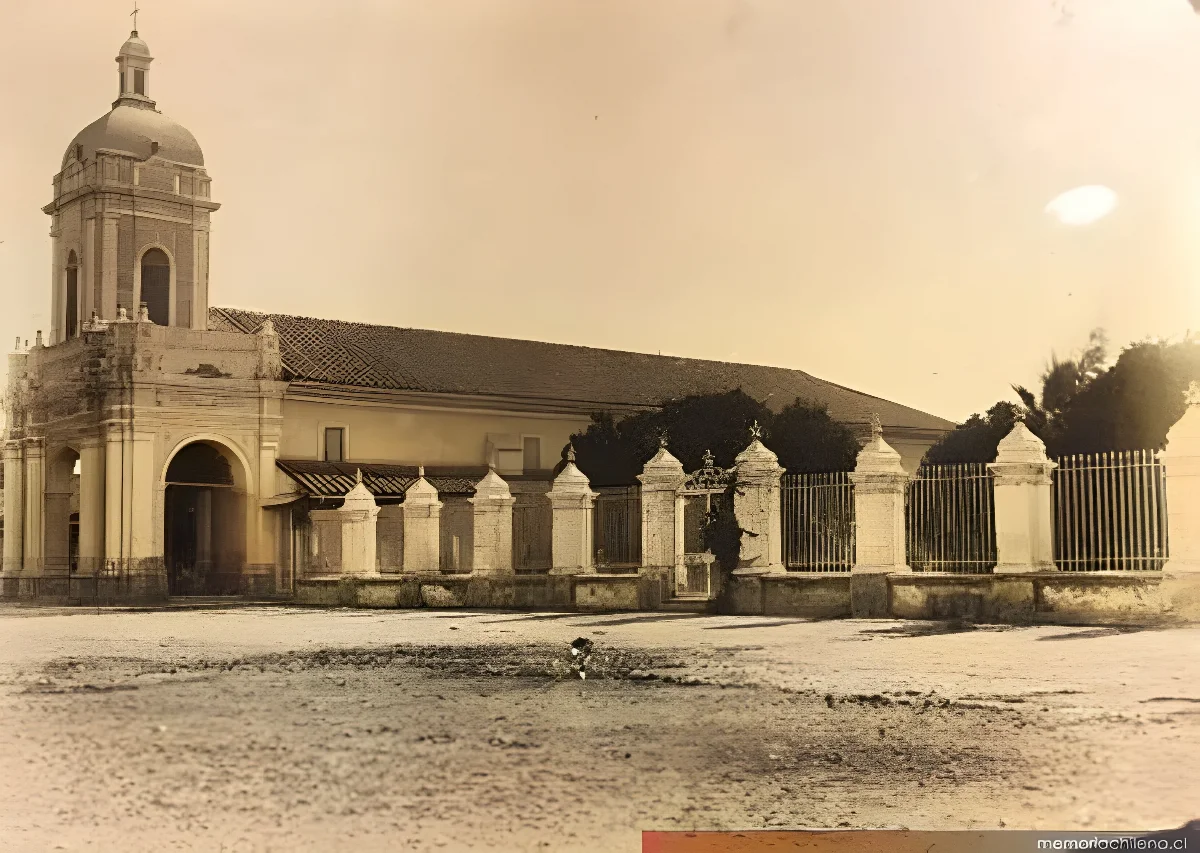 Iglesia de El Huique, 1920 — 1920 | Chile de Ayer
