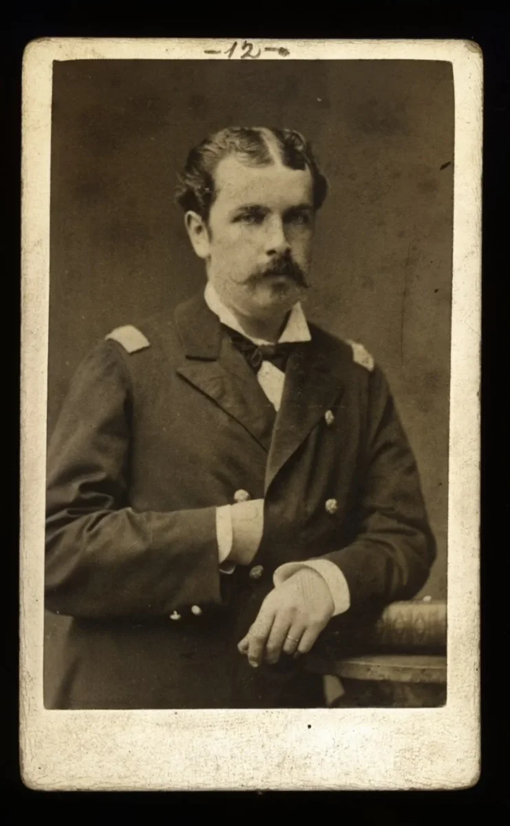 Carlos Silva Renard, Teniente Coronel, Segundo Jefe del Regimiento Talca, hacia 1880 — 1880 | Chile de Ayer