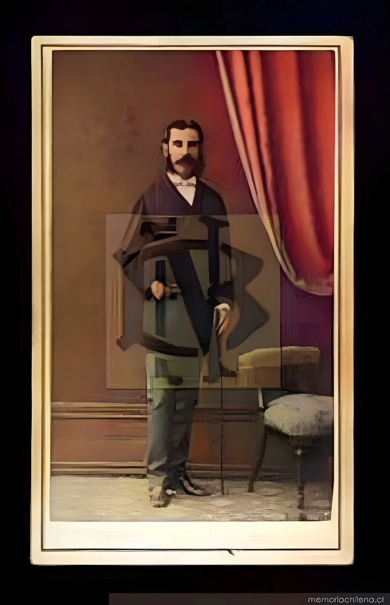 Ramón Dardignac, Sargento Mayor, hacia 1880 — 1880 | Chile de Ayer